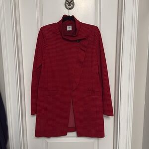 Cabi Red Celebration Jacket -Size Medium